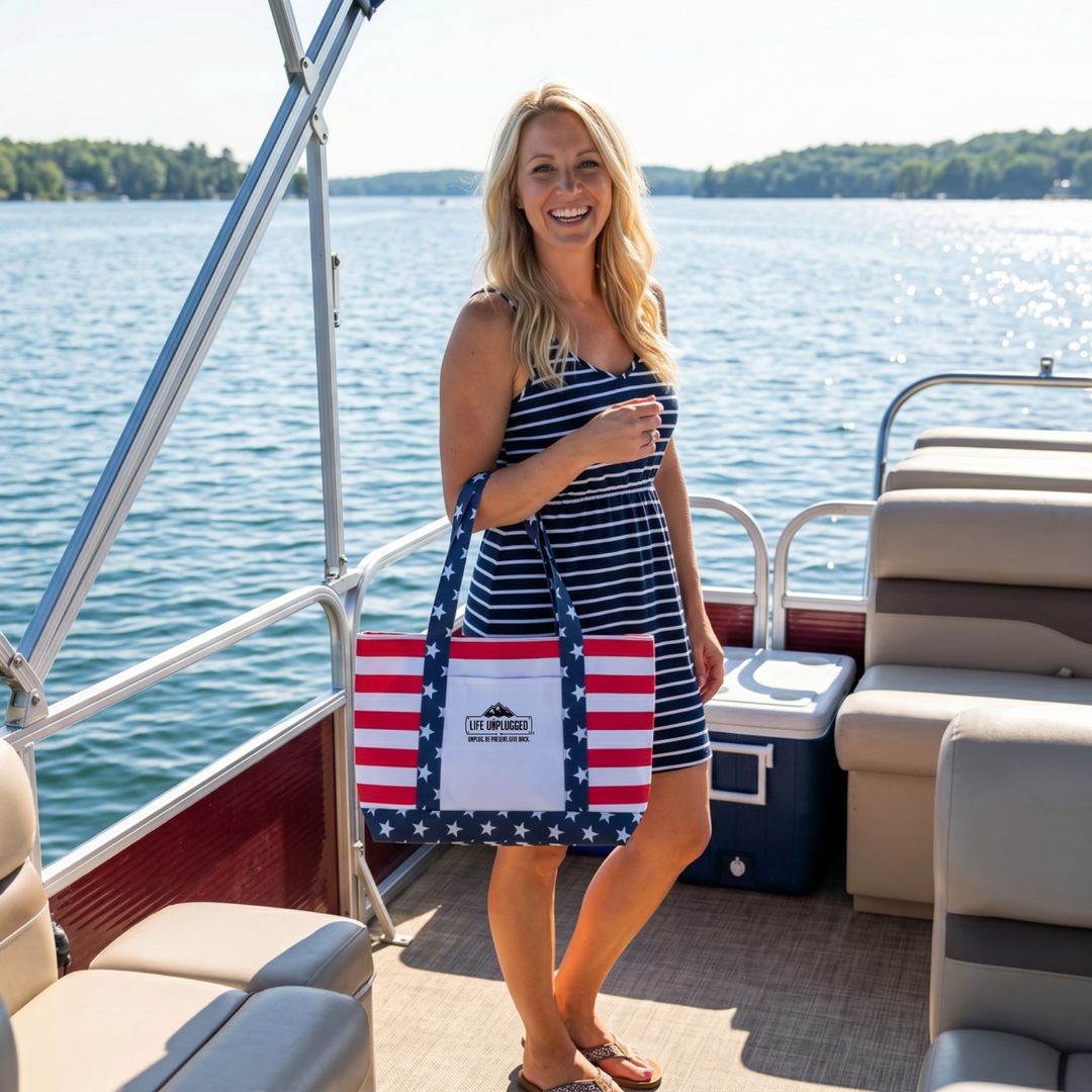 Limited Edition American Flag Tote Bag