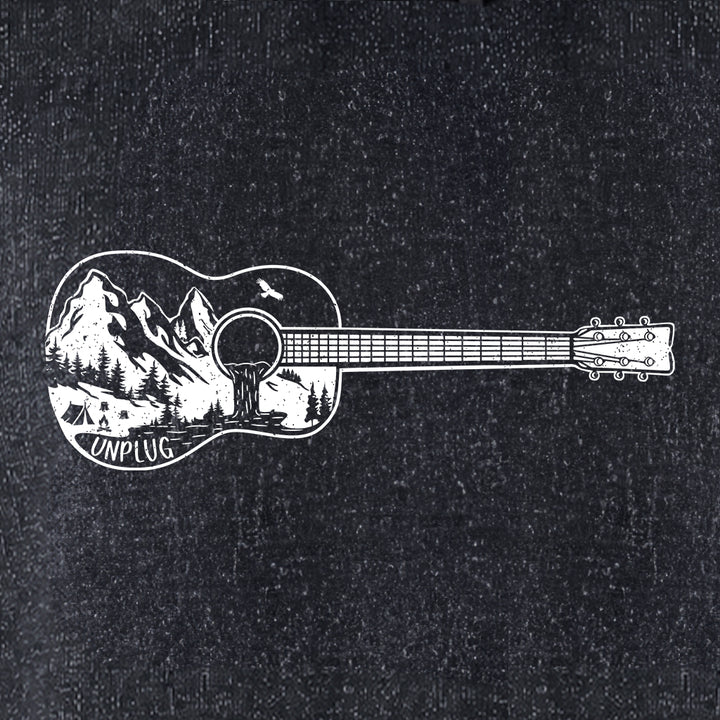GUITAR MOUNTAIN SCENE Nantucket Super Soft Sweater Hoodie