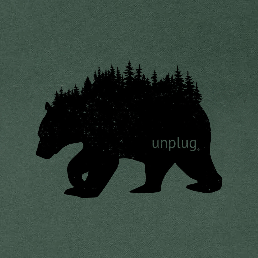 Bear In The Trees Heavyweight Hoodie