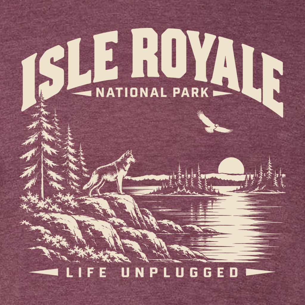 ISLE ROYALE NATIONAL PARK Triblend T-Shirt