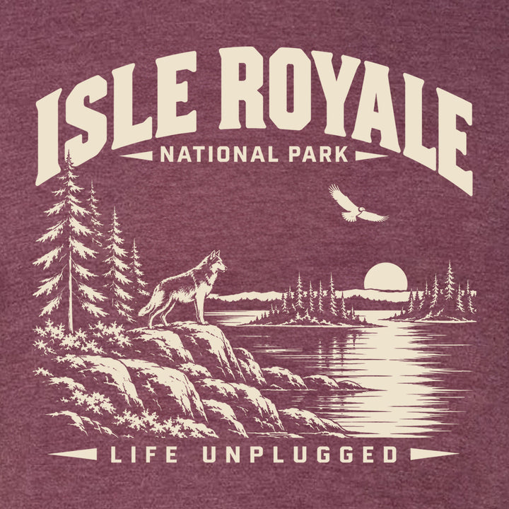 ISLE ROYALE NATIONAL PARK Triblend T-Shirt