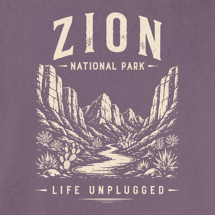 ZION NATIONAL PARK Cotton T-Shirt powered by Comfort Colors®