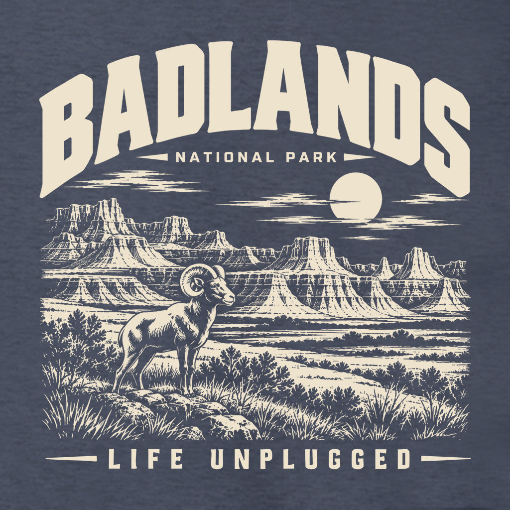BADLANDS NATIONAL PARK Supersoft Midweight Zip Up Hoodie
