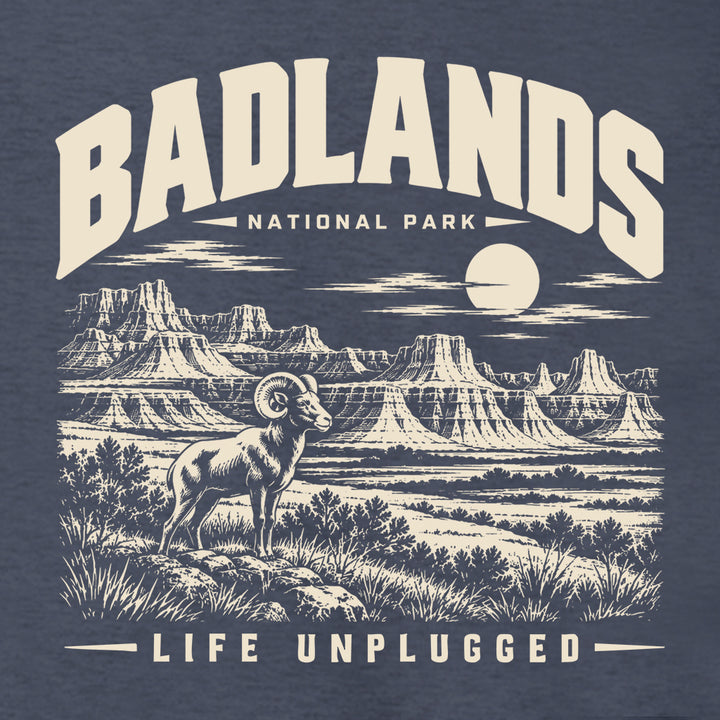 BADLANDS NATIONAL PARK Supersoft Midweight Zip Up Hoodie