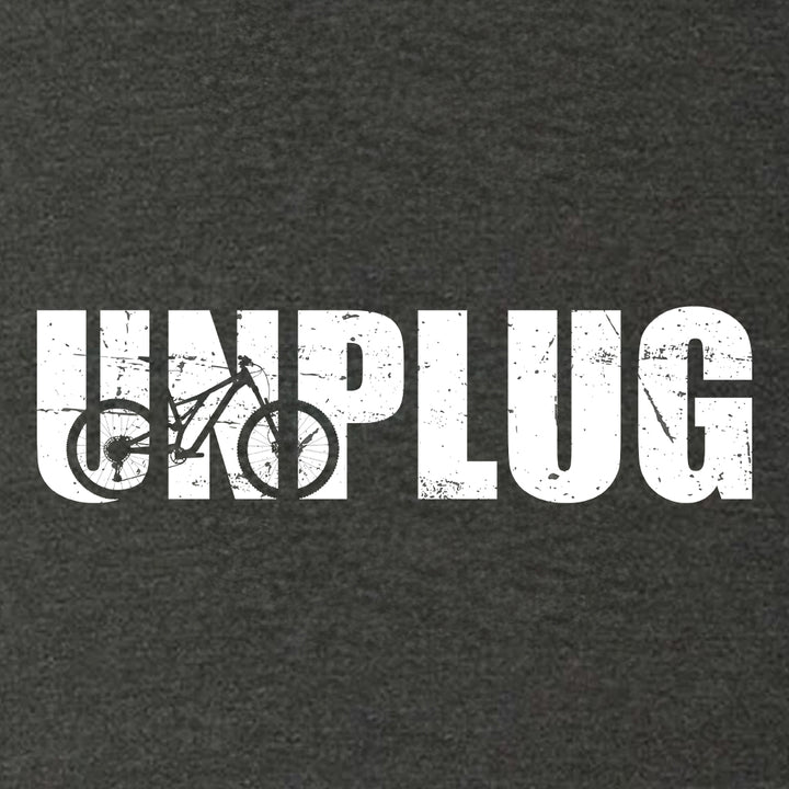 Unplug Mountain Bike Silhouette Super Soft Hoodie