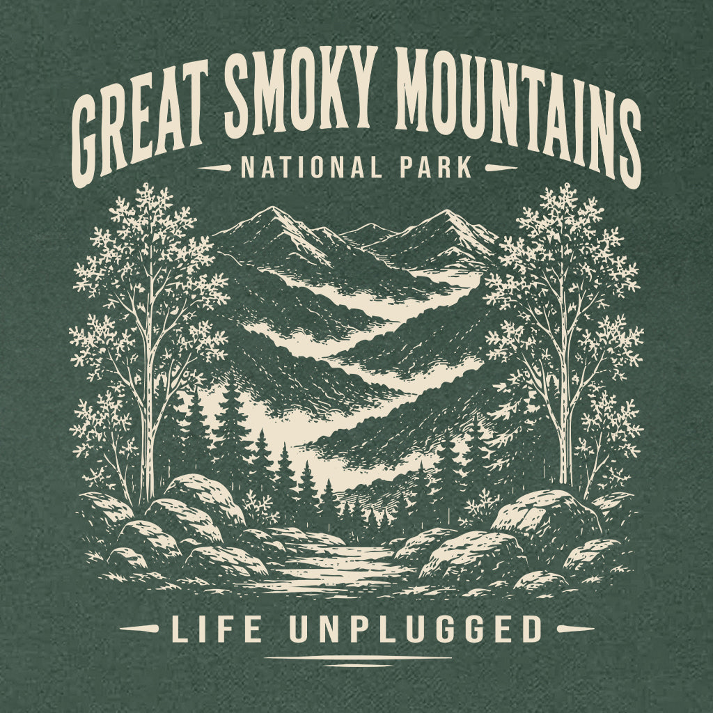 GREAT SMOKY MOUNTAINS NATIONAL PARK Heavyweight Hoodie