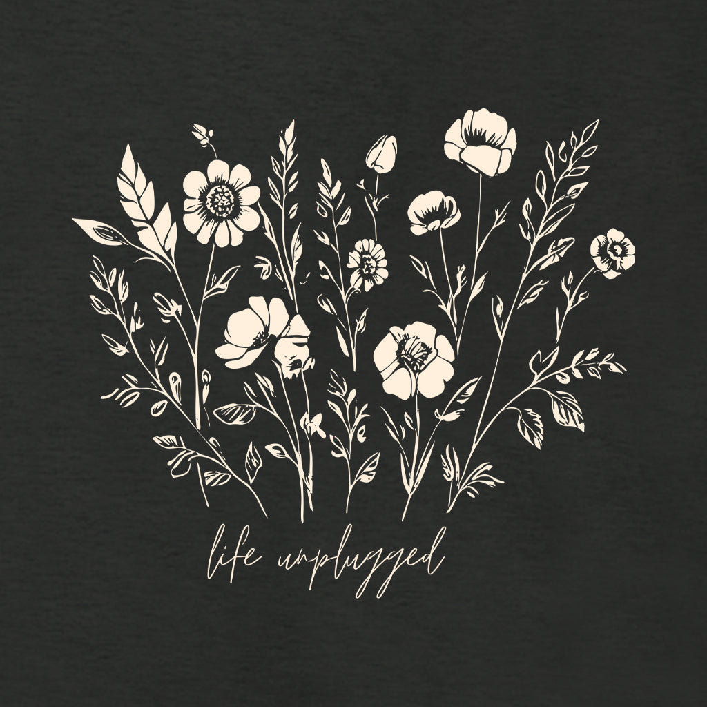 Live in the Moment Wildflower Supersoft Midweight Zip Up Hoodie
