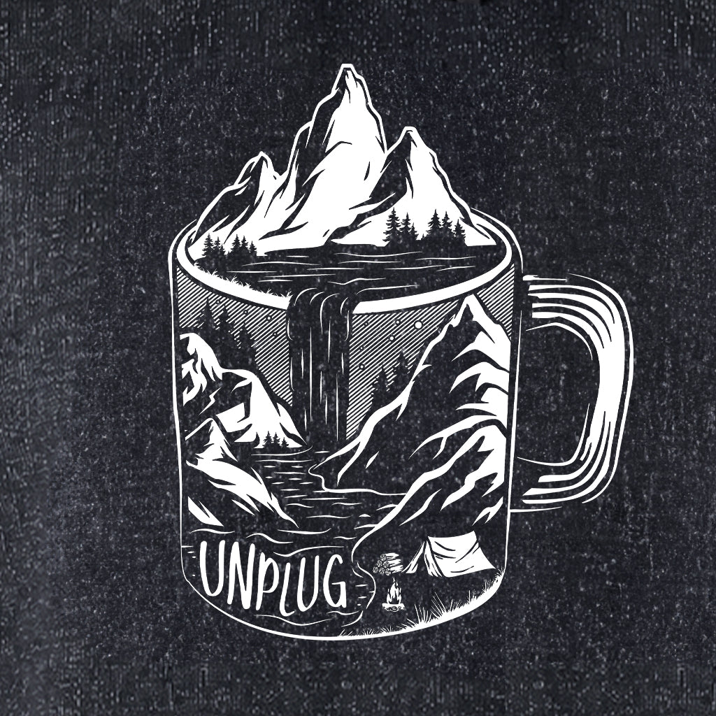 COFFEE MOUNTAIN SCENE Nantucket Super Soft Sweater Hoodie