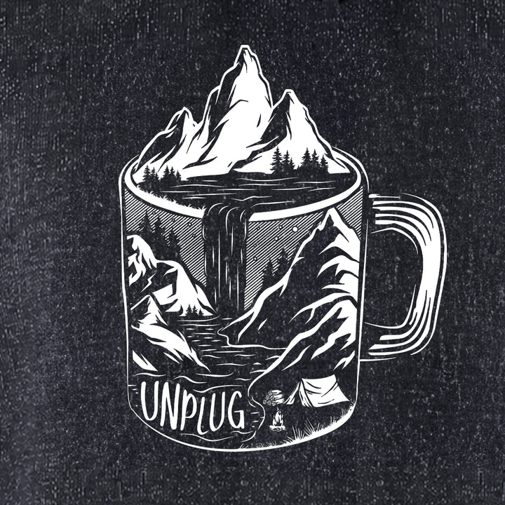 COFFEE MOUNTAIN SCENE Nantucket Super Soft Sweater Hoodie
