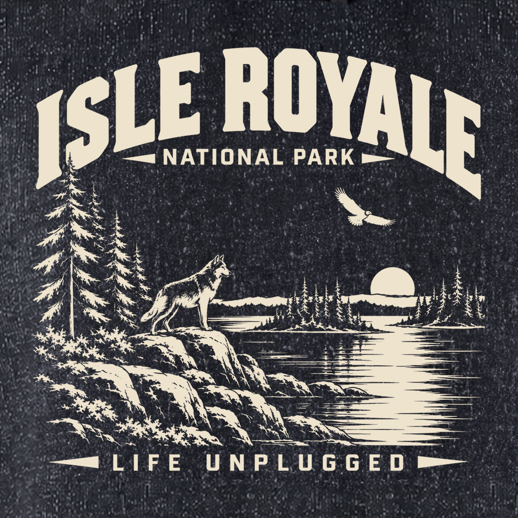 ISLE ROYALE NATIONAL PARK Nantucket Super Soft Sweater Hoodie