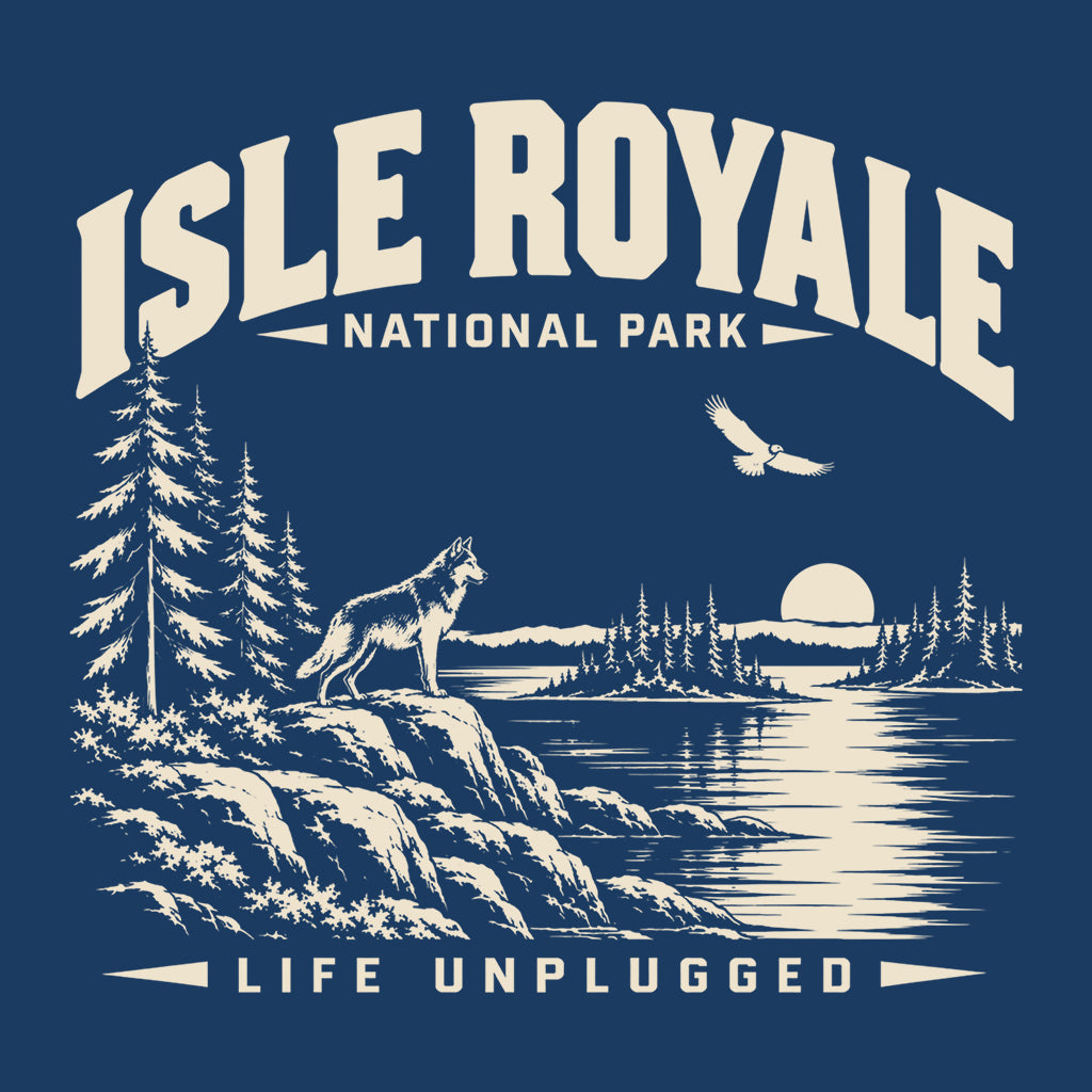 ISLE ROYALE NATIONAL PARK Performance Long Sleeve with UPF 50+
