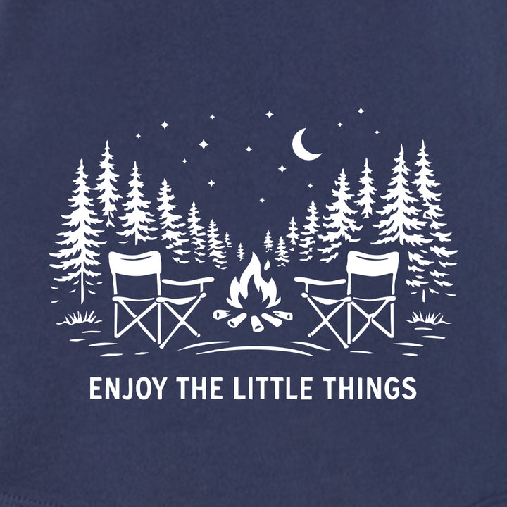 Enjoy The Little Things Campfire scene Women's Racerback Tank Top