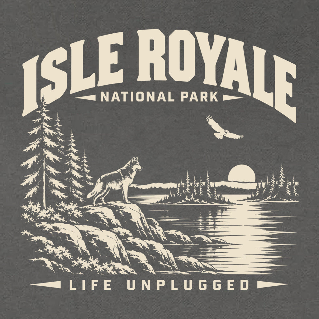ISLE ROYALE NATIONAL PARK Heavyweight Hoodie