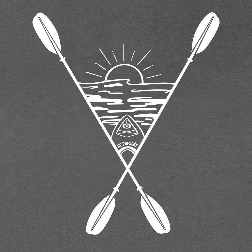 Kayaking Into The Sunset Heavyweight Hoodie