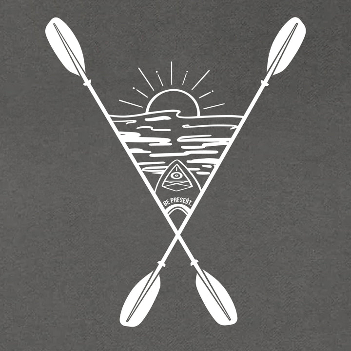 Kayaking Into The Sunset Heavyweight Hoodie