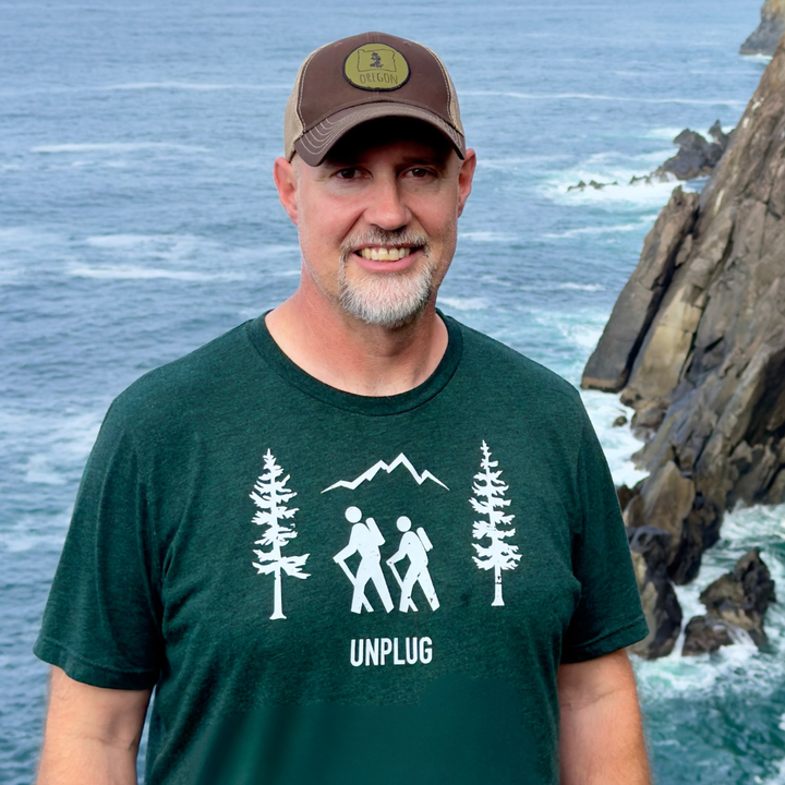 Hiking Scene Triblend T-Shirt