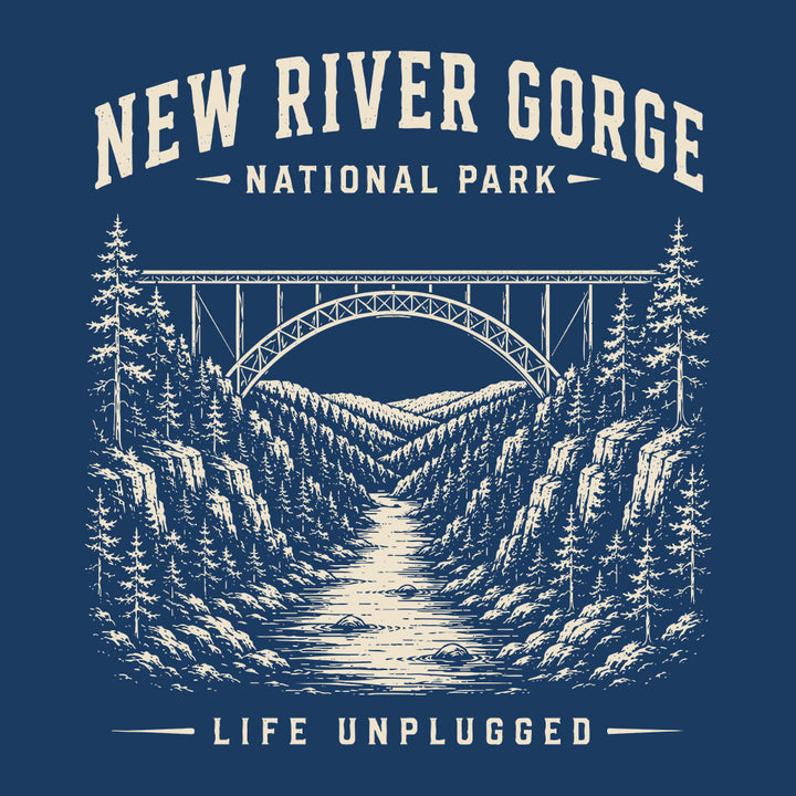 NEW RIVER GORGE NATIONAL PARK Performance Long Sleeve with UPF 50+