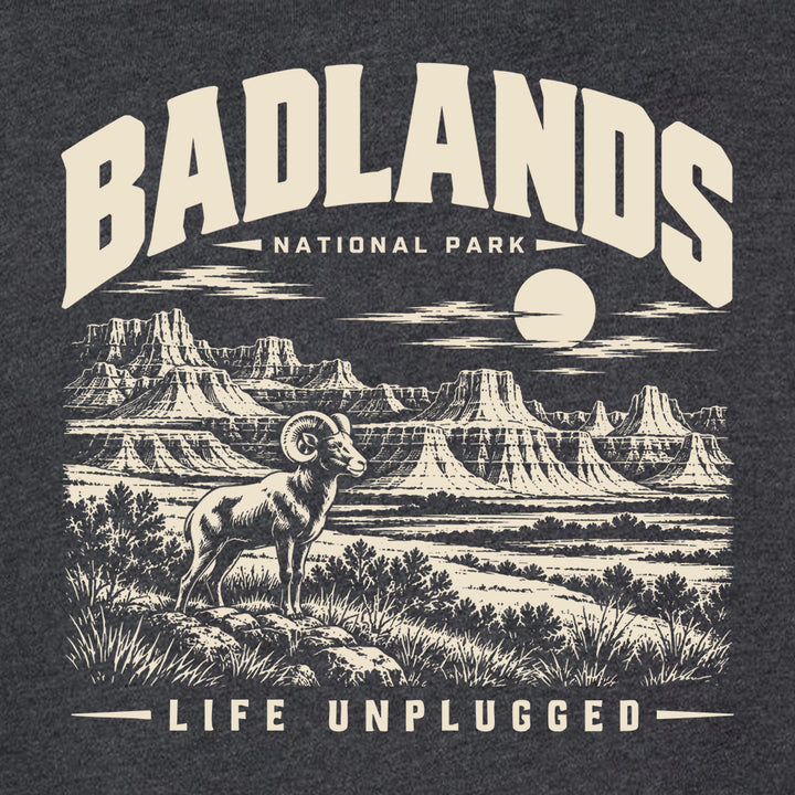 BADLANDS NATIONAL PARK Midweight Super Soft Crewneck