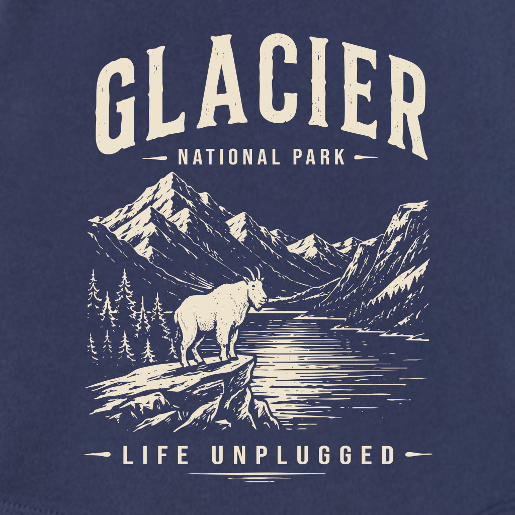 GLACIER NATIONAL PARK  Women's Racerback Tank Top
