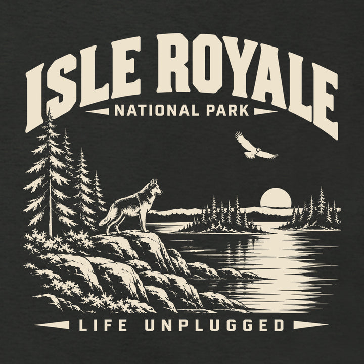 ISLE ROYALE NATIONAL PARK Supersoft Midweight Zip Up Hoodie