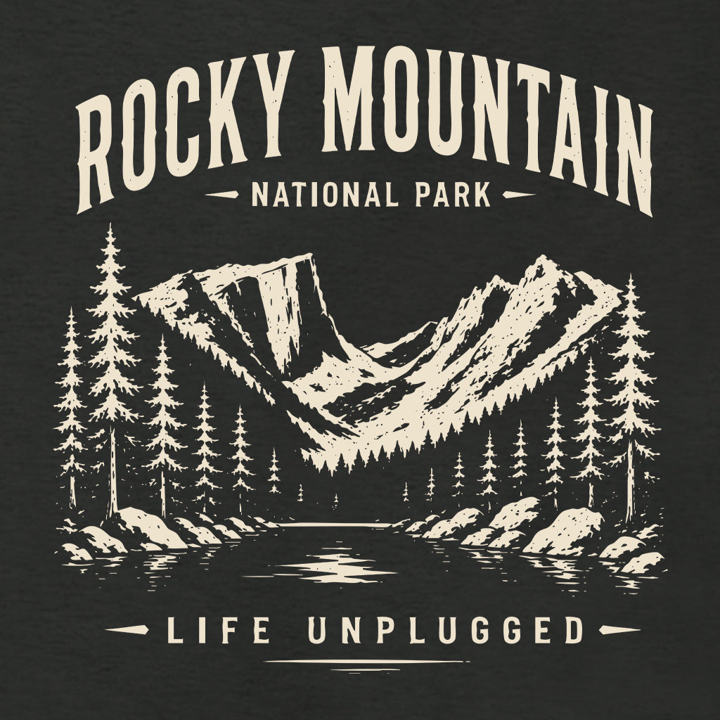 ROCKY MOUNTAIN NATIONAL PARK Supersoft Midweight Zip Up Hoodie