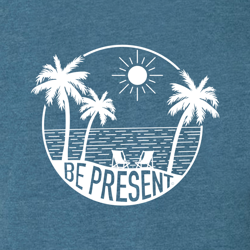 Be Present Beach Long Sleeve T-Shirt