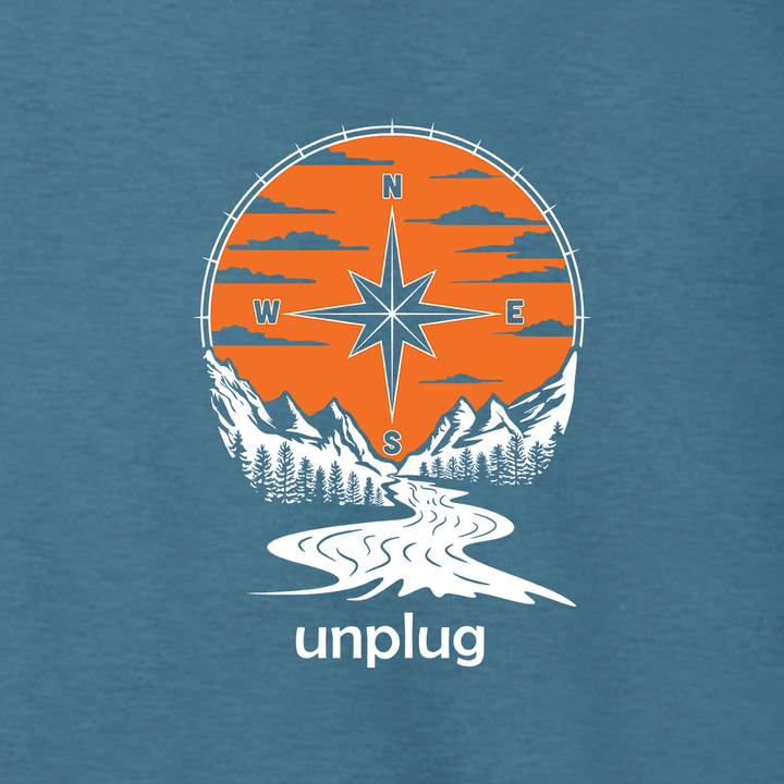 COMPASS SUNSET Supersoft Midweight Zip Up Hoodie