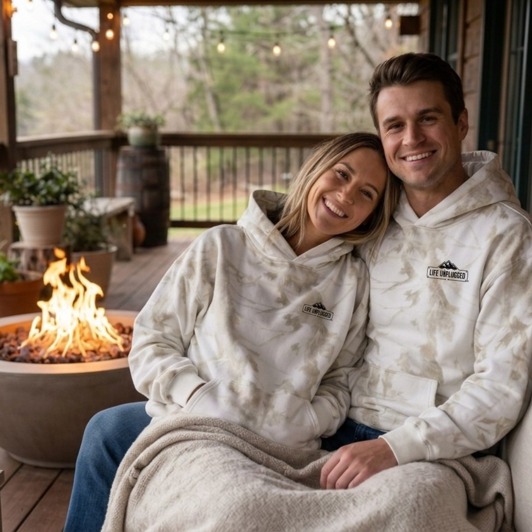 Founder's Select™ White Camo Oversized Heavyweight Hoodie