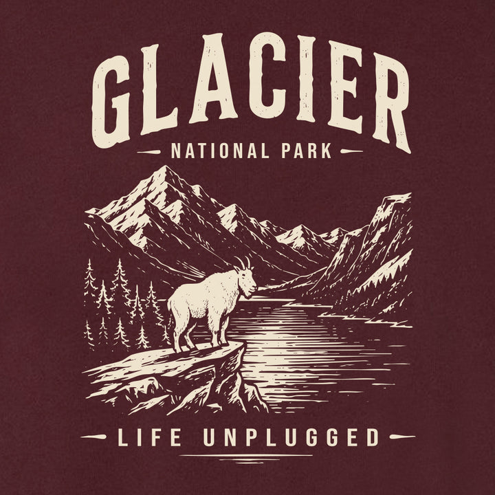 GLACIER NATIONAL PARK Midweight Super Soft Crewneck