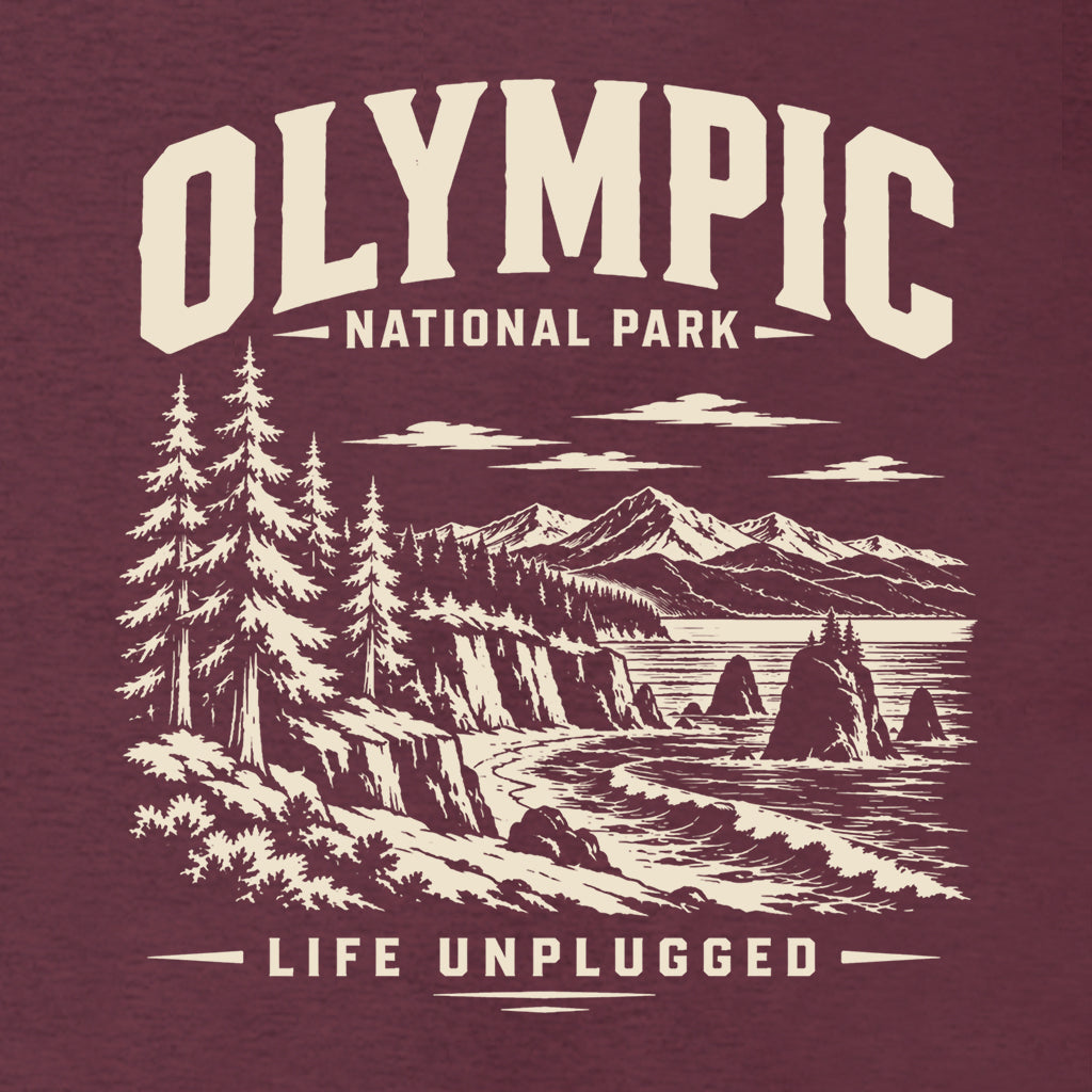 OLYMPIC NATIONAL PARK Supersoft Midweight Zip Up Hoodie