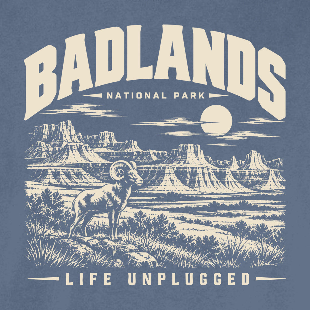 BADLANDS NATIONAL PARK Cotton T-Shirt powered by Comfort Colors®