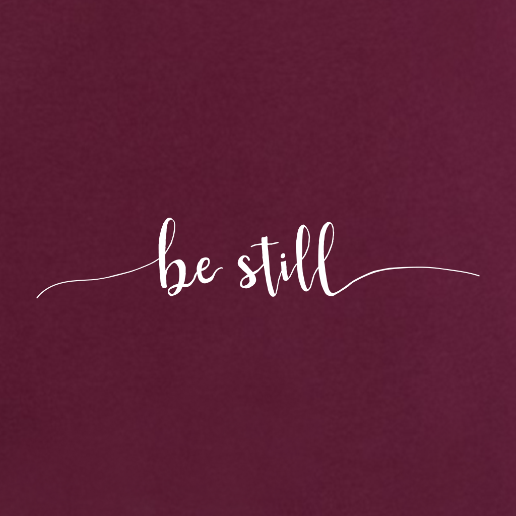 Be Still Women's Racerback Tank Top