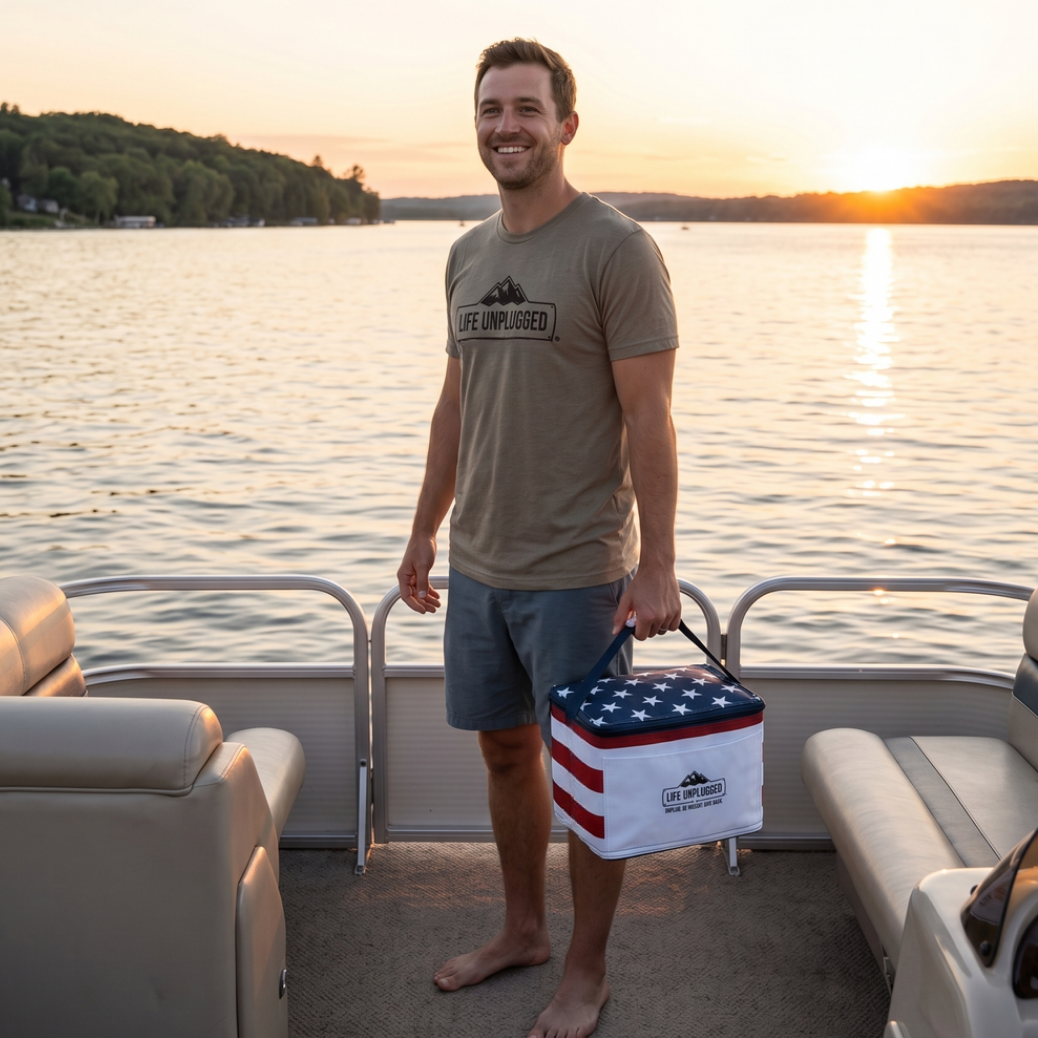 Limited Edition American Flag Cooler - FREE W/ $49+ Purchase (Code: FREECOOLER)