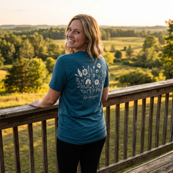Live in the Moment Wildflower Triblend T-Shirt