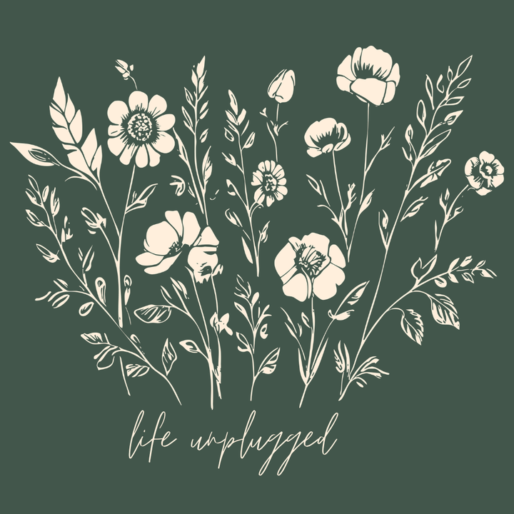 Live in the Moment Wildflower Heavyweight Hoodie
