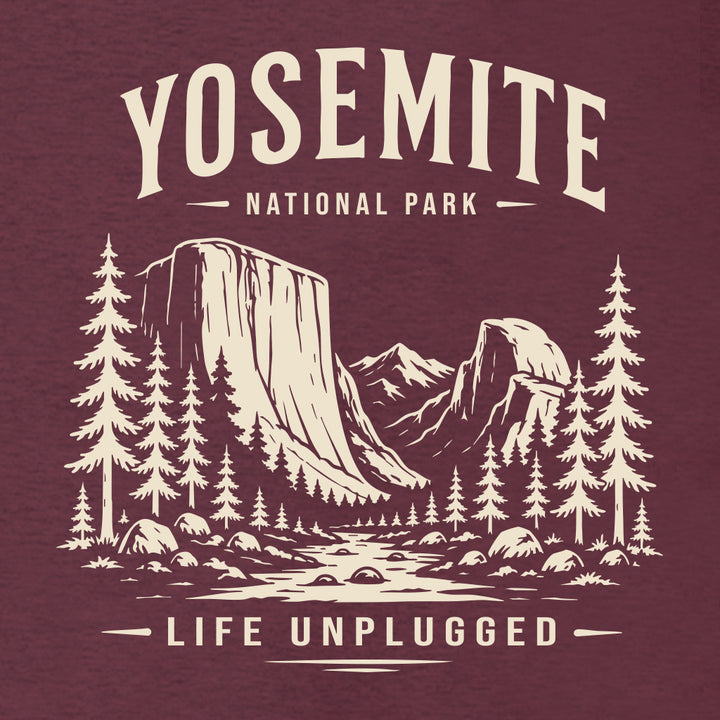 YOSEMITE NATIONAL PARK Supersoft Midweight Zip Up Hoodie