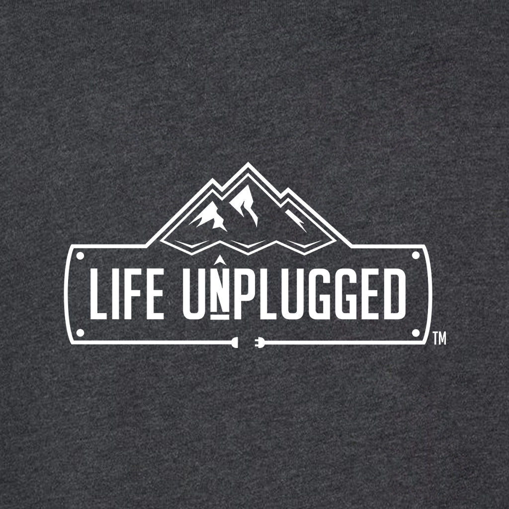 Life Unplugged Logo Midweight Super Soft Crewneck Sweatshirt