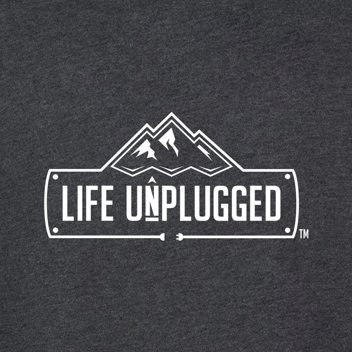 Life Unplugged Logo Midweight Super Soft Crewneck Sweatshirt