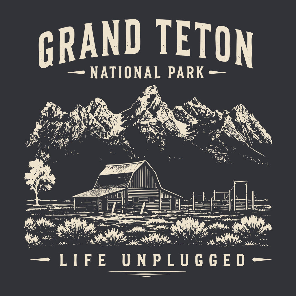 GRAND TETON NATIONAL PARK Performance Long Sleeve with UPF 50+