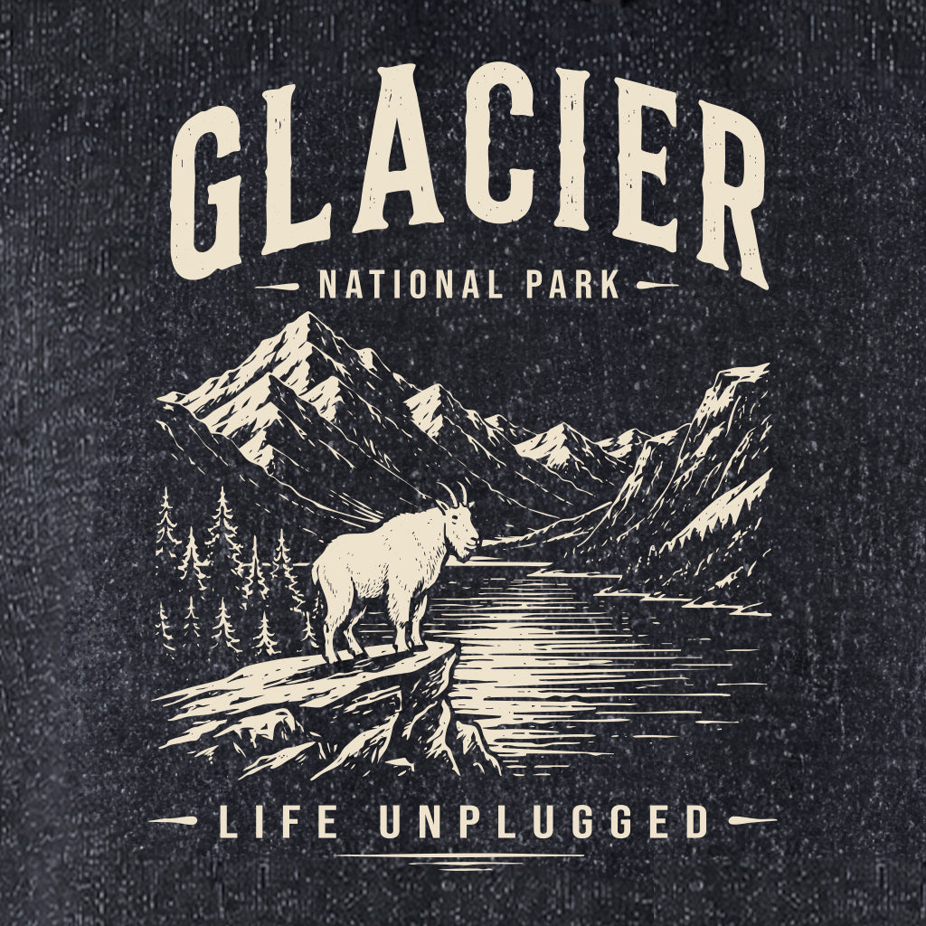 LIMITED EDITION GLACIER NATIONAL PARK Nantucket Super Soft Sweater Hoodie