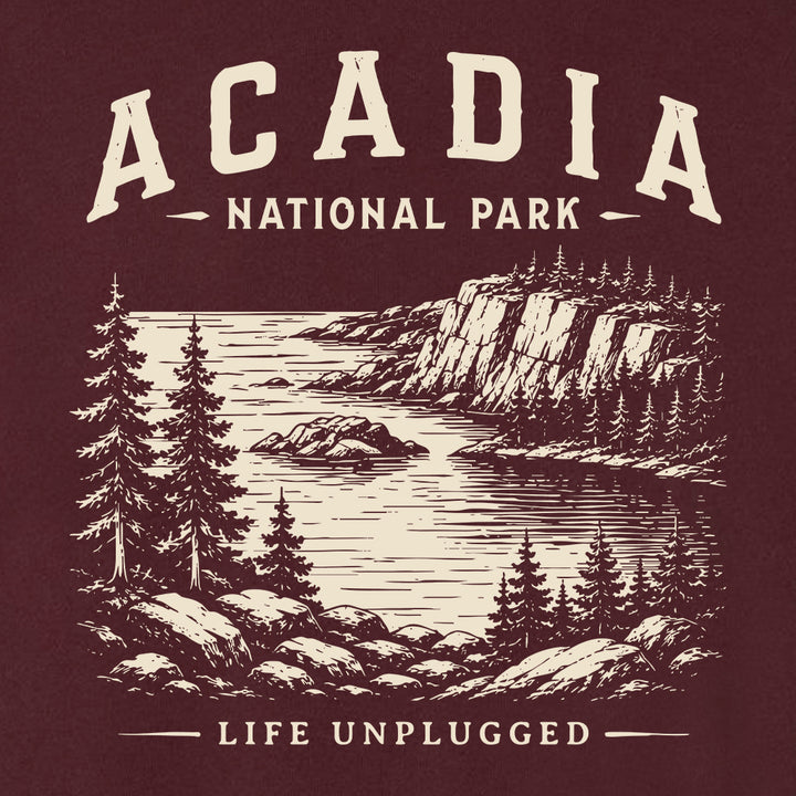 ACADIA NATIONAL PARK Midweight Super Soft Crewneck
