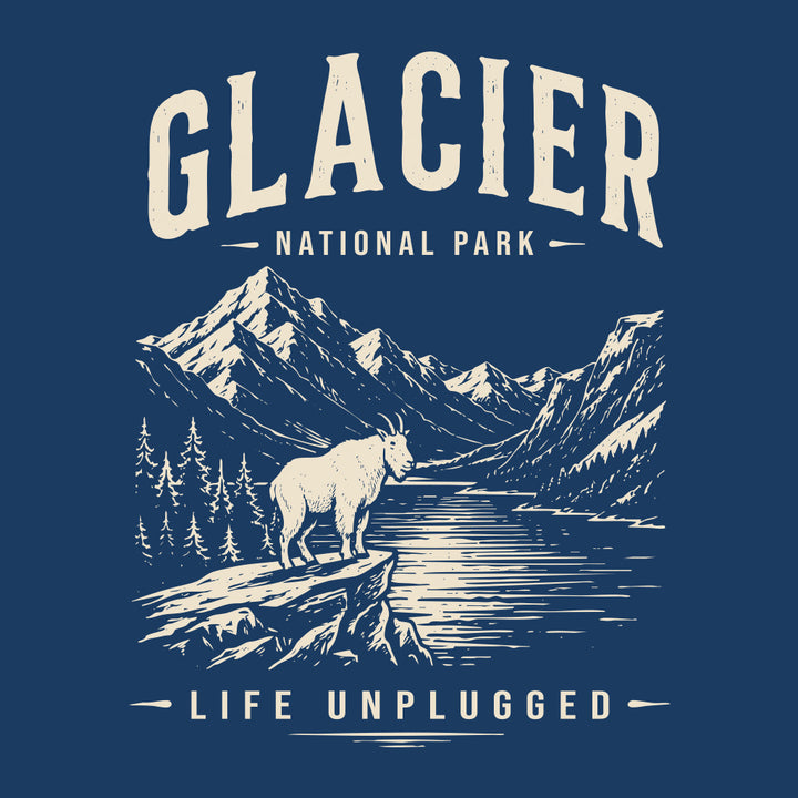 GLACIER NATIONAL PARK Performance Long Sleeve with UPF 50+