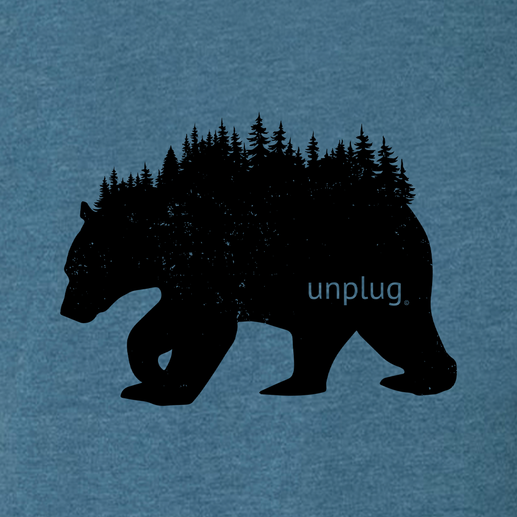 Bear In The Trees Long Sleeve T-Shirt