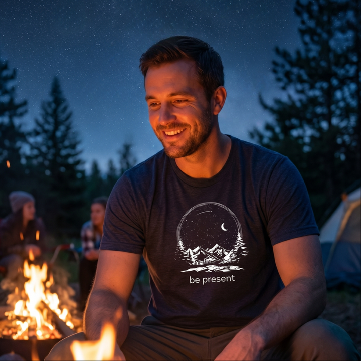 Starry Night Sky Triblend T-Shirt