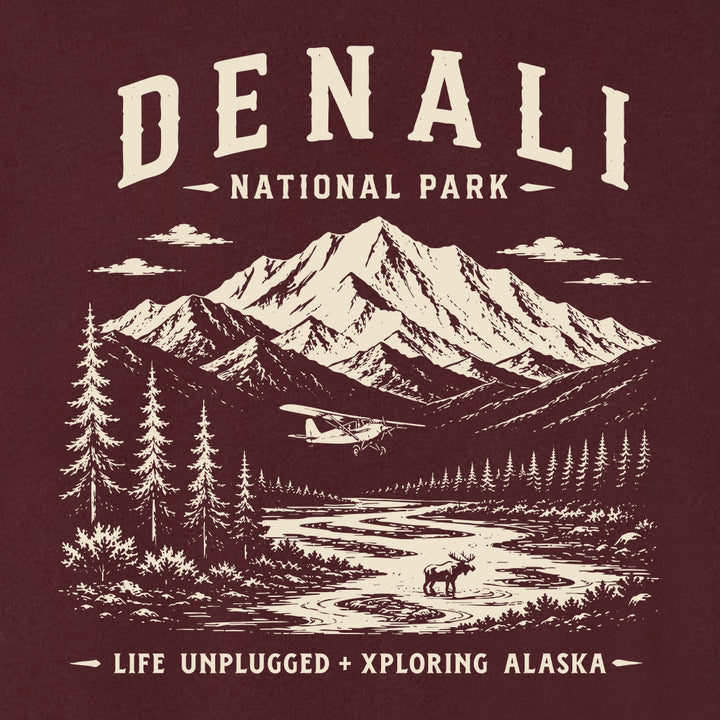 DENALI NATIONAL PARK Midweight Super Soft Crewneck
