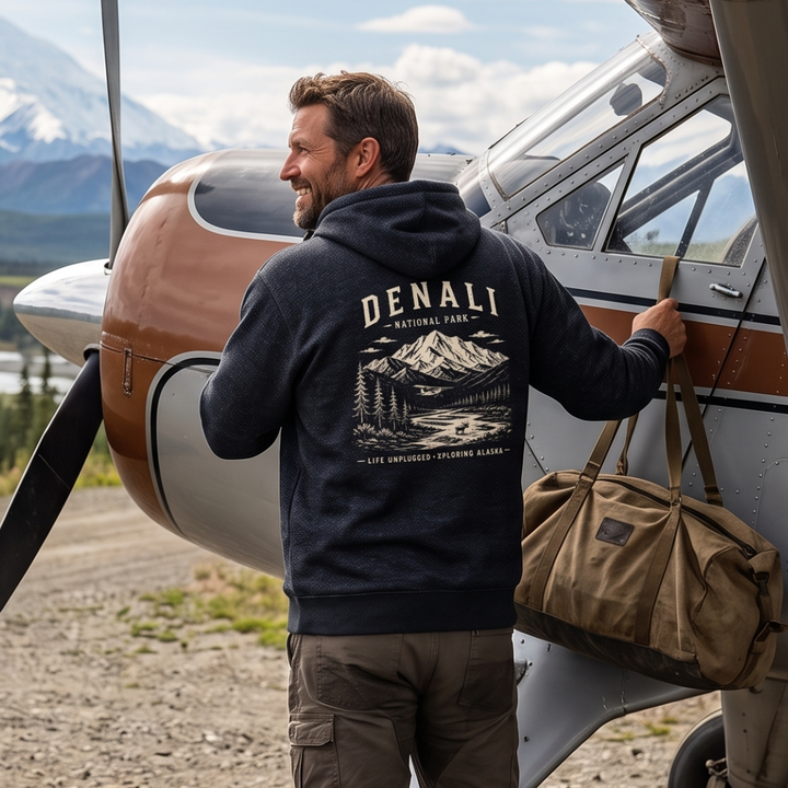 LIMITED EDITION DENALI NATIONAL PARK XPLORING ALASKA Collaboration Nantucket Super Soft Sweater Hoodie