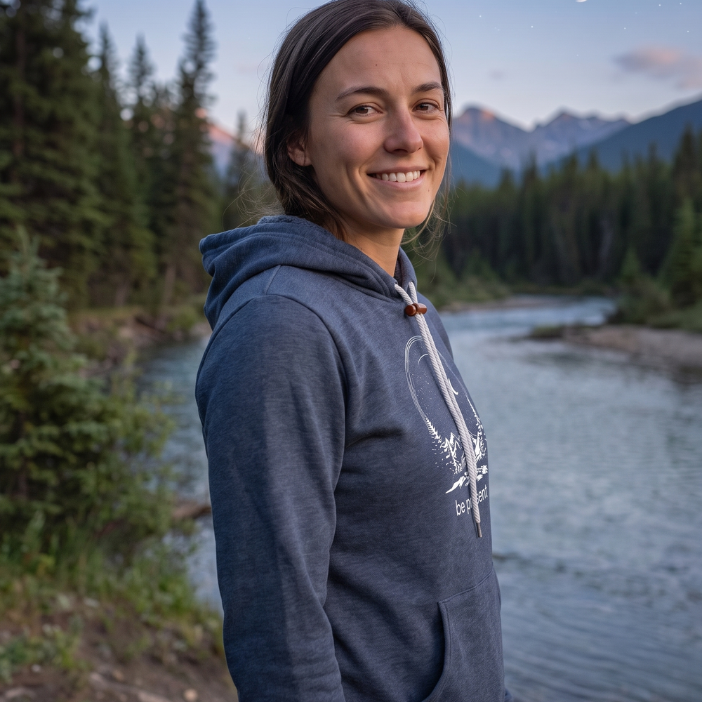 Starry Night Sky Super Soft Hoodie — Three-quarter view