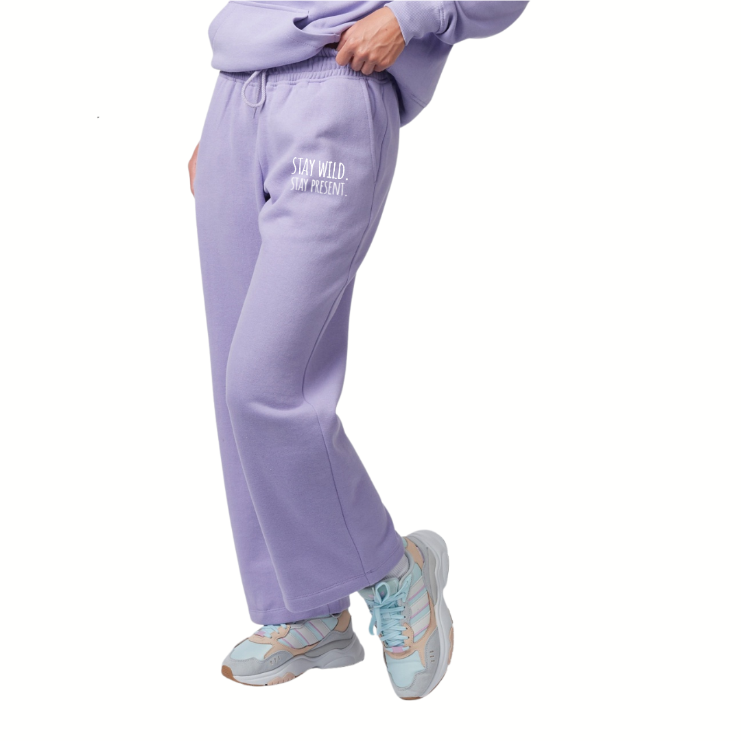LIMITED EDITION Ladies Wildflower Super Soft Wide Leg Sweatpants