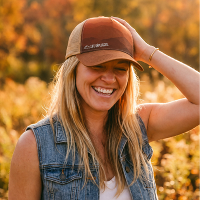 Limited Edition Mountain Twilight Mid Profile Snapback Hat