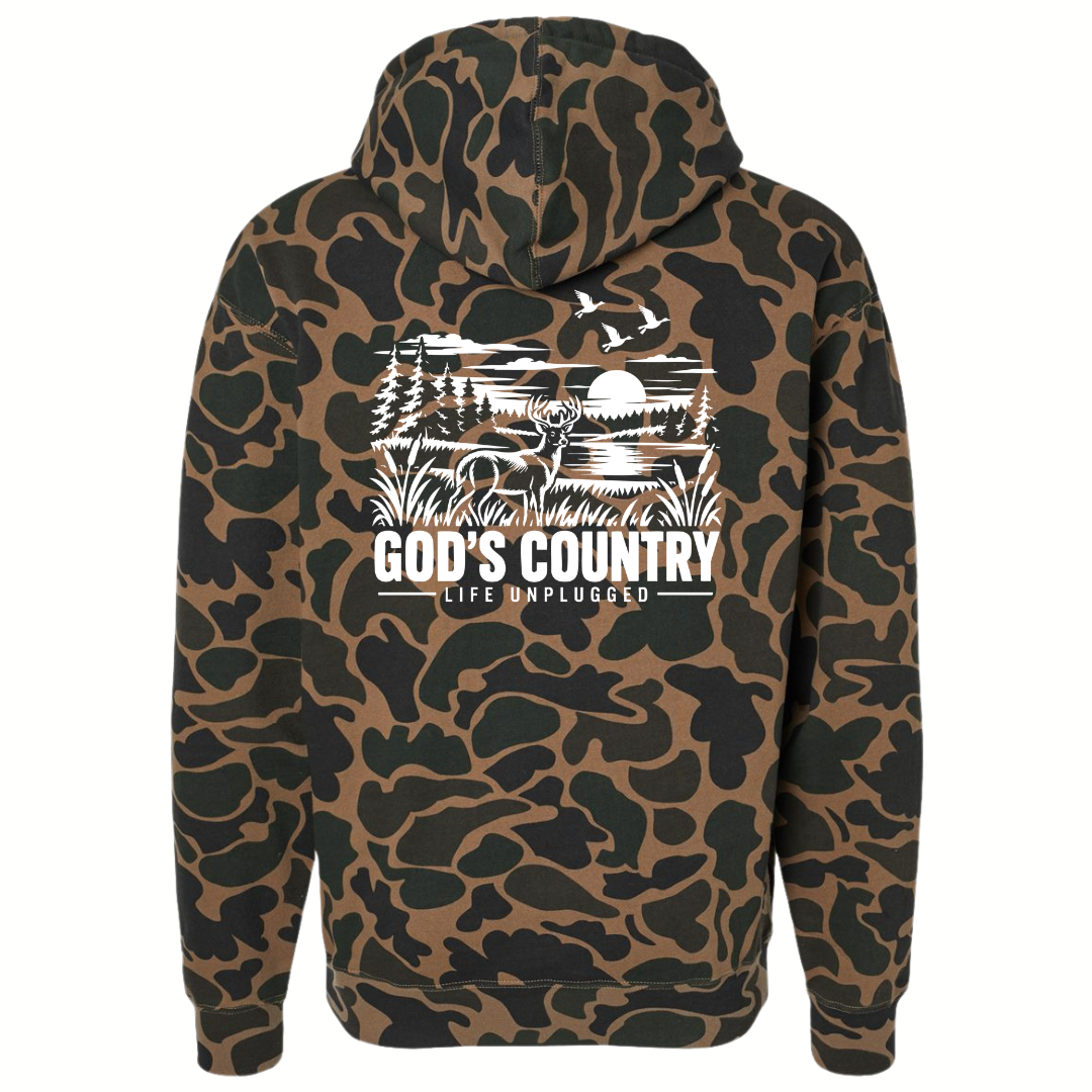 Limited Edition God's Country Duck Camo Heavyweight Hoodie